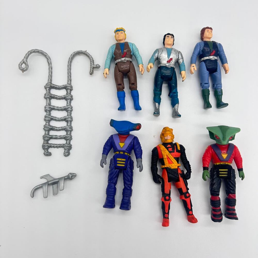 Vintage Tyco Dino Riders Toys Figurines & Accessories Lot 80's Action Figures